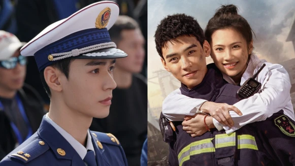 陸劇《你好，火焰藍》龔俊化身最帥消防員！聯手急診醫生張慧雯前線救援，「累了有我的懷抱」雲梯車上甜蜜告白