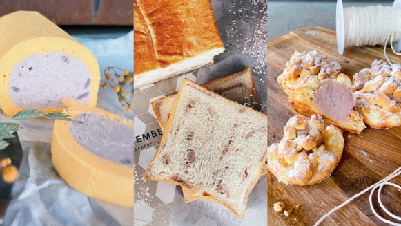 芋頭控新選擇！September Café推3款芋泥麵包、甜點，芋頭牛奶吐司、蛋糕捲直接外送宅配到家