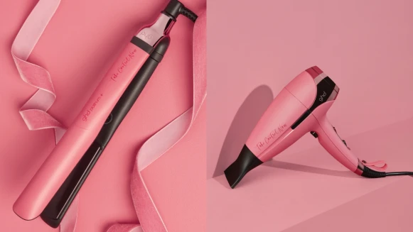 ghd 2021紅粉限定版離子夾太美!連續17年公益包裝,每賣出一支就捐10鎊給乳癌防治基金會