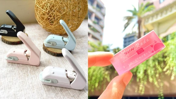 文具控快掃貨！誠品開賣莫蘭迪色釘書機、日光變色橡皮擦等絕美辦公用品，連口紅膠都變Pantone年度色