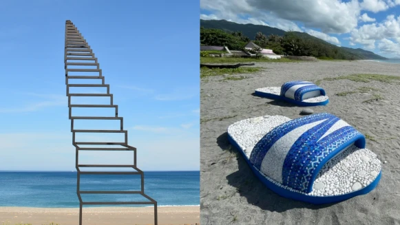 「2021南迴藝術季」打造台東最美公路！14件絕美作品襯著藍天大海超療癒，天堂階梯、巨人拖鞋必訪