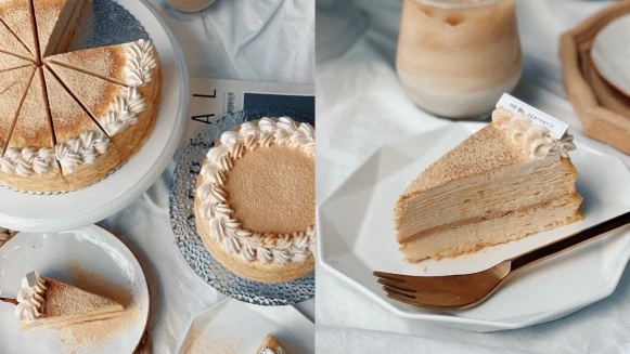 《時飴Approprié》推出父親節蛋糕新口味！「麵茶千層蛋糕」限時登場，古早味麵茶融合奶油絕妙滋味