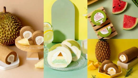 榴槤控快挑戰！金帛手製推「盛夏冰菓派對」以西瓜、榴槤、紅心芭樂等5種水果入生乳捲，酸甜解饞的好選擇
