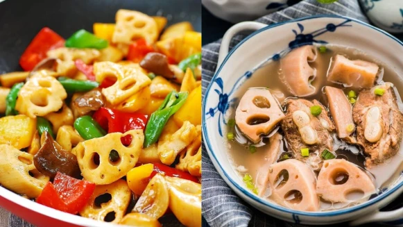 3道降火蓮藕低脂料理食譜來了！椒香藕片/蓮藕胡蘿蔔炒木耳/養生蓮藕湯