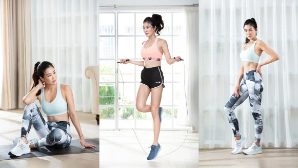 10分鐘超高效爆汗運動，穿上極致緩震科技的NB 1080v11，跟著咪咪愛運動的居家健身菜單拉緊妳的下半身曲線！