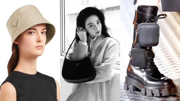 Prada 2021上半年熱賣包包、配件TOP4揭曉！漁夫帽搶下第3名，熱賣冠軍包款范冰冰、許路兒、惠利都在背