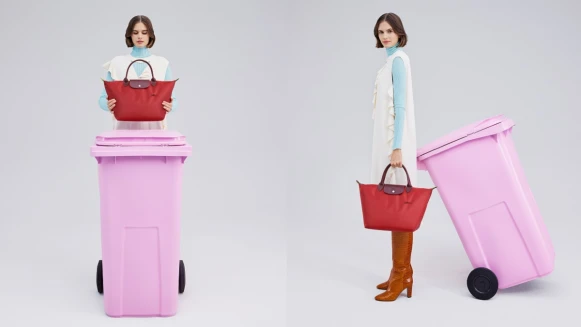 漁網也能做成包包？Longchamp經典摺疊包以環保為己任，用再生尼龍帆布打造全新Le Pliage® Green系列，要時髦，也要環保愛地球，真的揪感心！