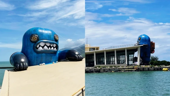 14米高「春江獸」入侵！屏東看海美術館奇幻展覽限時起跑，近40件怪奇生物作品登場，成最新藝術打卡地標