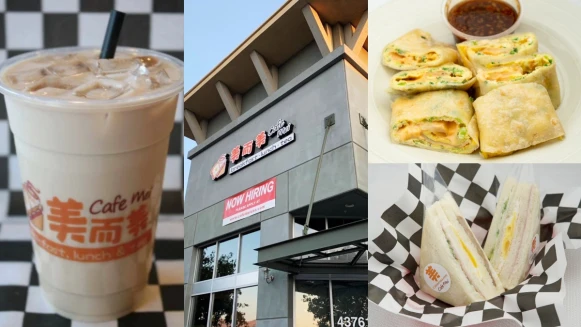 早餐大冰奶進軍加州！「美而美」北美首間店菜單充滿台灣味，招牌三明治、古早味蛋餅、奶茶，用早餐一解鄉愁