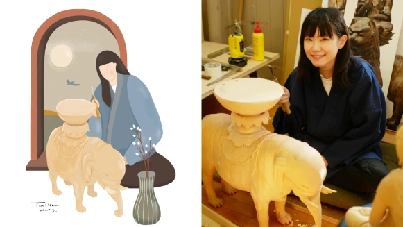 佛像修復師李品誼,用十年磨一刀的職志