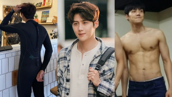  金宣虎 《海岸村恰恰恰》熱血「洪班長」潛水服背景太誘人！美人醫生 申敏兒 ，將和衝浪海王子一起共度浪漫夏天！