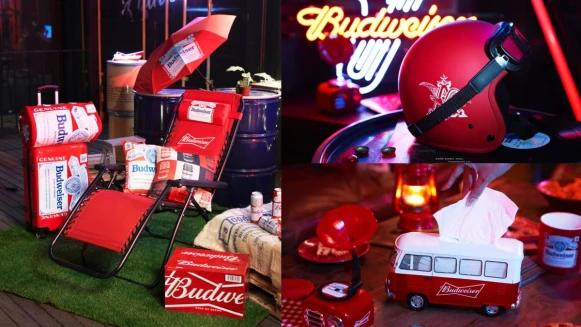 超復古！百威啤酒145週年推20款限定周邊集點活動，必收留聲機藍芽喇叭、風鏡安全帽