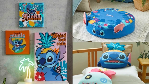 史迪奇帶你秒飛夏威夷！HOLA首度聯名推出19款沁涼風家居好物，超萌大頭提袋、餐墊買一送一必入手