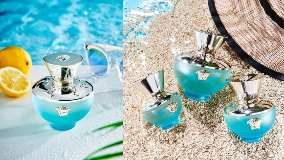 這款香水根本自帶女神香氣!VERSACE凡賽斯狄倫淡藍女性淡香水彷彿任意門,一噴瞬間到海邊,全身都享受著舒服清新氣息~