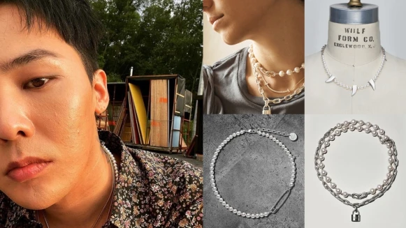 楊勇緯、瘦子、GD、蕭敬騰都戴上！珍珠項鍊男生女生穿搭都OK，Mikimoto、Chanel、Tasaki、Tiffany品牌推薦