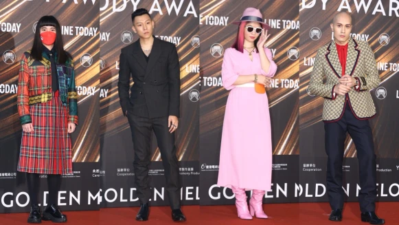 金曲32｜2021金曲獎紅毯造型全記錄！社長大人持修、?te壞特、黃宣Yellow、持修、瘦子E.SO…華服品牌一次告訴你