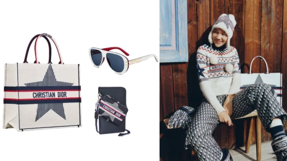 向山嶽雪谷自然魅力致敬！DiorAlps結合機能性與時尚外型，讓喜愛滑雪女孩也能時髦出遊