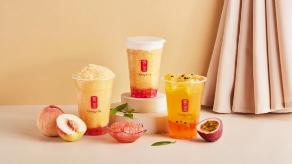 水蜜桃變珍珠！貢茶推3款水蜜桃寶石系列飲品，奶蓋、果茶一次喝