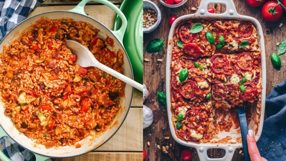起司焗烤雞肉番茄/無米番茄燴飯/番茄牛腩湯，3道低脂番茄菜單來了！