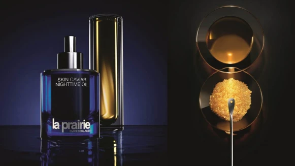 一夜撫紋、緊緻，直達青春巔峰，La Prairie萊珀妮魚子美顏夜間緊緻精華油，一滴完美封存夜間緊緻能量