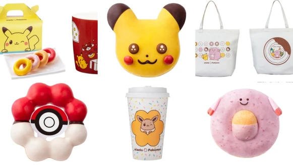 皮卡丘現身「Mister Donut」再度推出寶可夢造型甜甜圈及限定周邊