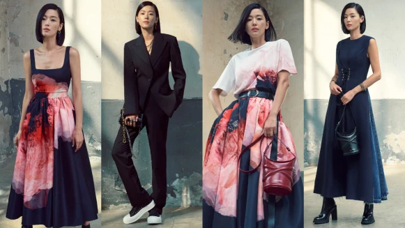 穿搭小學堂│「凍齡女神」全智賢搭配 ALEXANDER MCQUEEN 手袋，四種超實用逆齡穿搭風格解析