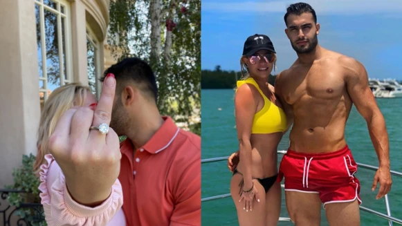 小甜甜布蘭妮訂婚了!與小12歲猛男健身教練幸福放閃,甜秀超大鑽戒