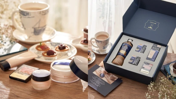 日妞最愛的#奶茶系粉底,保濕滑順、不卡粉,一抹精緻高級顏秒被圈粉♡期間限定的媚點x紅茶花傳「奶茶系粉底聯名禮盒」限量抽,解鎖幸福儀式感!