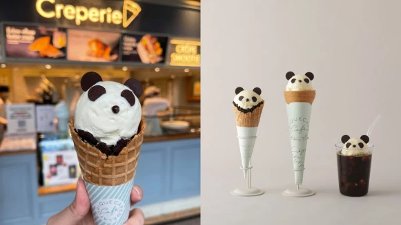 gelato pique café推出超萌熊貓系列新口味！不只可麗餅、冰淇淋，還有療癒周邊必收