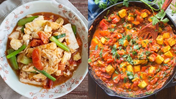 低熱量高蛋白、可以快速瘦身的”番茄秋葵豆腐蛋花湯”食譜來了!