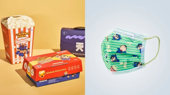 BioMask推蠟筆小新電影版口罩！戴上秒變春日部防衛隊員，三款都該囤貨
