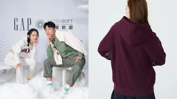 Gap針織毛衣、T-shirt...秋冬必買TOP3推薦，全新碳素軟磨系列超舒適，還有布章燙印服務