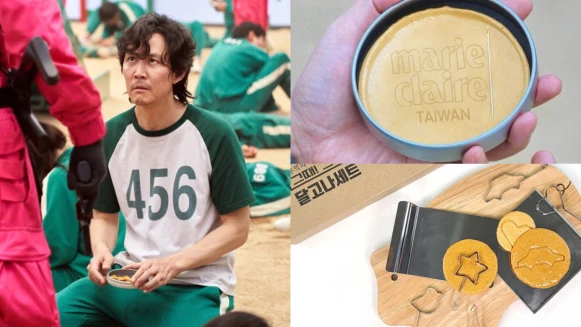 《魷魚遊戲》全球瘋「椪糖」,迷因不斷挑戰高難度!DIY專業道具韓網熱賣,自己在家也能動手做!