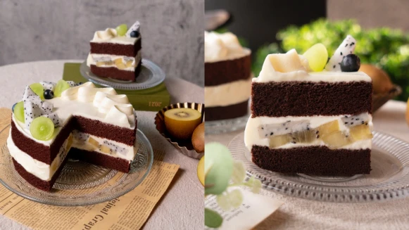 BAC起司奶霜水果蛋糕繽紛登場！加入無籽青葡萄、藍莓與起司奶霜超療癒