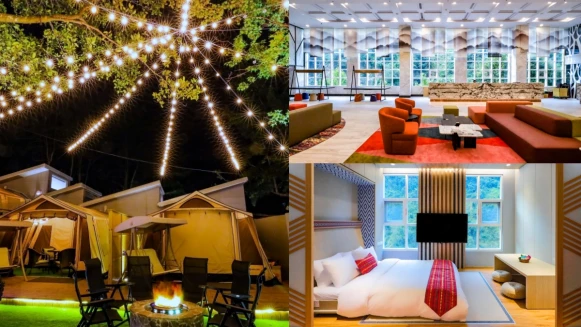 谷關統一渡假村打造「泡湯豪華露營帳篷」！徹底沈浸自然山林洗滌身心