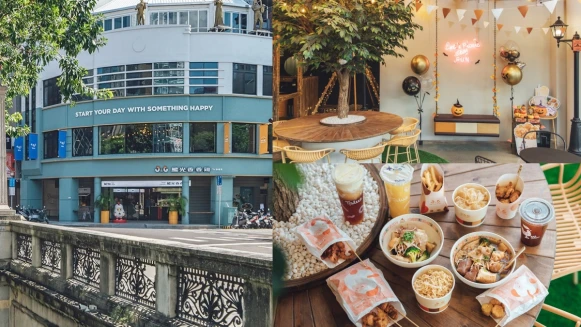 台中繼光香香雞旗艦店一次網羅炸雞滷味及手搖飲！打造超好拍露營風格