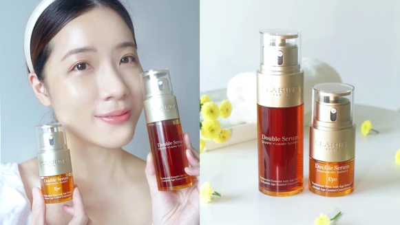 完美的保養人生必須有克蘭詩#黃金雙激萃+#光圈眼萃,注入年輕黃金光,孕育水亮澎潤美肌!公開必學私藏秘技讓毛孔、乾紋、老化痕跡通通自主消失!