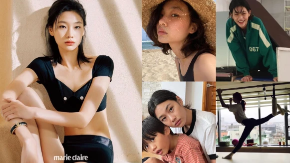 《魷魚遊戲》姜曉-鄭好娟的直角肩、20吋螞蟻腰和筆直11字腿養成秘訣