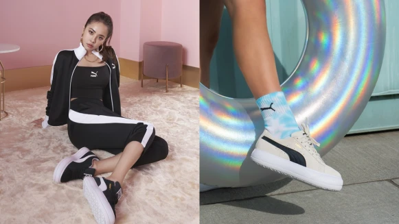 蔡依林搶先穿Puma厚底小白鞋SUEDE MAYU，精品級包包SENSE系列新問世