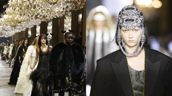 2022春夏巴黎時裝週｜LV大秀變成古典蒙面舞會，誇張裙撐、魚口短靴、華麗頭盔…5大亮點帶你看