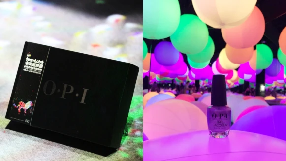 teamLab未來遊樂園&與花共生的動物們台北開展,OPI推出專屬選色指甲油