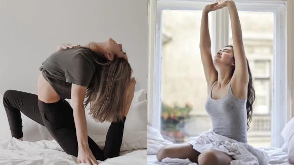 女生必練！睡前花5分鐘在床上做這6組動作，可以瘦全身！