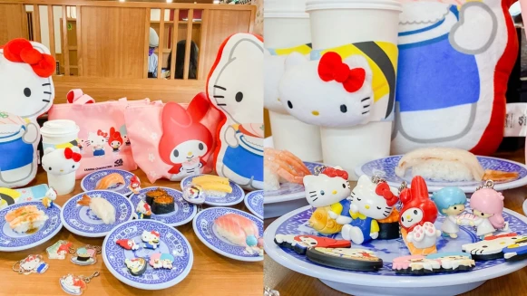 藏壽司攜手三麗鷗推出16款扭蛋與集點周邊！Kitty、雙星仙子超萌登場