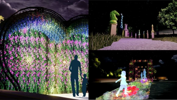 2021光織影舞點亮嘉義冬夜！兩大園區有夜光西洋棋、花朵藝術驚豔登場