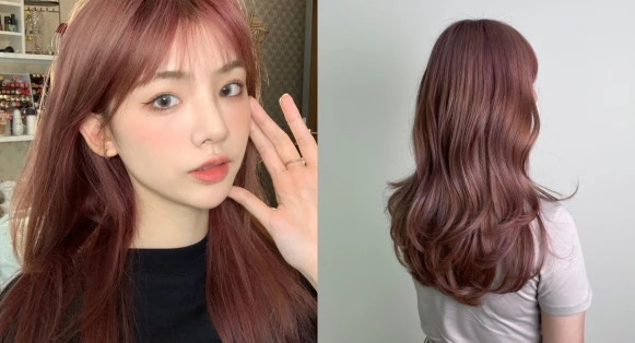 2021秋冬染髮推薦:顯白暖調焦糖粉棕色,用髮色溫暖這個寒冬!