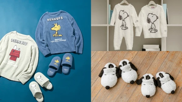 Gelato Pique X Snoopy聯名系列又來了！抱枕、毛毯、室內拖鞋…史努比陪你過冬天