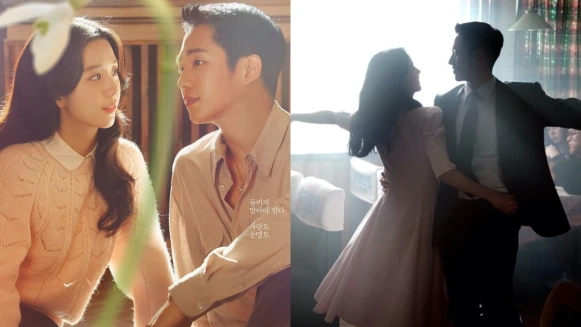 丁海寅、Jisoo《雪降花》12月18日首播,首款含情脈脈海報公開,台灣Disney+獨家跟播!