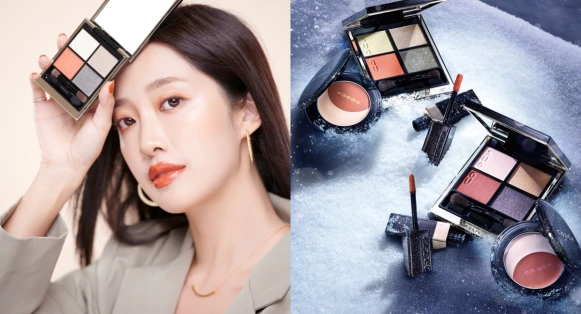 SUQQU 2021聖誕假日晶采彩粧,腮紅、眼影、唇釉打造冬日靈動「雪粧」