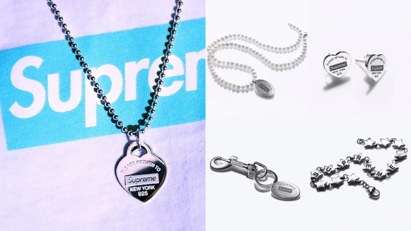 Supreme Tiffany&amp;Co.聯名登場！Blue Box T、銀飾項鍊…看上市日與售價