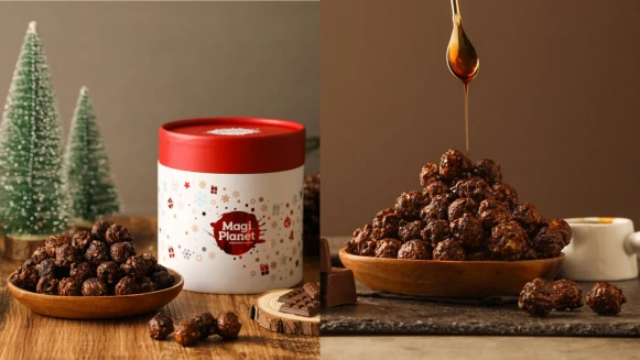 Magi Planet星球工坊推冬季限定「杏仁可可太妃爆米花」！杏仁角搭配法芙娜可可粉好療癒